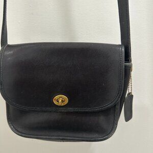 Vintage Coach Flap Crossbody Bag